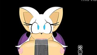 Rouge Interrupts Shadow To Suck His Monster Cock In This Extra Secret Scene!