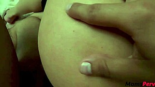 stepmom gets fucked hard by her stepson and swallows