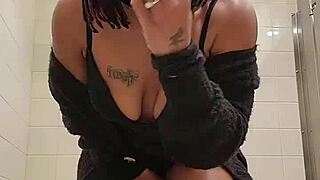 Masturbating In Grocery Store. Flashing Saggy Tits On Road.