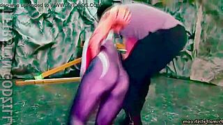 Super Noob Heroines Fail in Bondage and Orgasm Compilation!