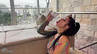 Submissive Slut With Big Tits Humiliated And Creampied