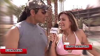 cindy crawford meets her match and takes his monster cock