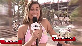 cindy crawford meets her match and takes his monster cock