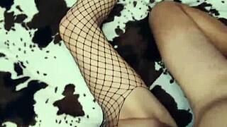 Hey, check out this MILF getting assfucked in lingerie from POV