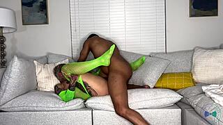 Pregnant Big Booty Slut Bred by Huge BBC Creampie