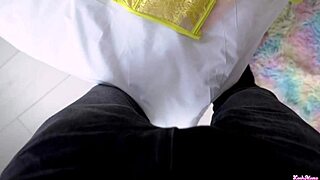 i watched guys share a hot blonde girl in a threesome, leah meow