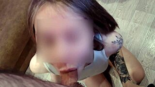 hey, check out this juicy pov blowjob from a cute blonde babe with small tits