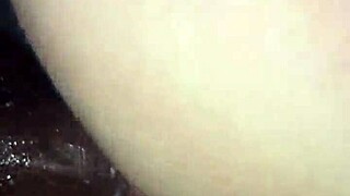 Teen Bent Over In Interracial Doggy Style