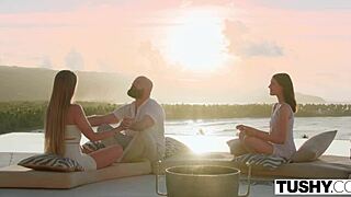 Can this yoga babe handle a deep anal filling in her tight ass debut?