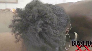 ebony slut omgiana overwhelms tiny dick with her big black cock