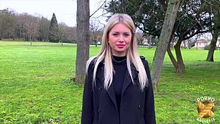 Blonde Georgia Gets Violently Fucked In Stockings