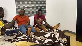 My lesson teacher and classmates run a train on me and fuck me raw