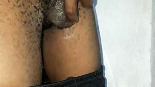 I filmed a Kenyan man with a big dick masturbating on camera