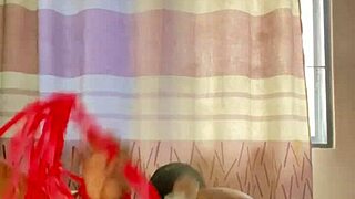 big ebony ass and tits get fingered hard in lesbian pleasure!