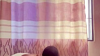 big ebony ass and tits get fingered hard in lesbian pleasure!