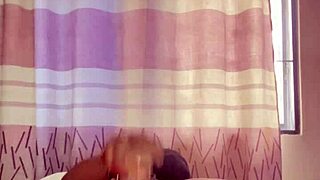 big ebony ass and tits get fingered hard in lesbian pleasure!