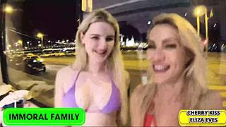 SIBLINGS COMPETE IN SEX OLYMPICS WITH SQUIRTS AND DEEPTHROAT