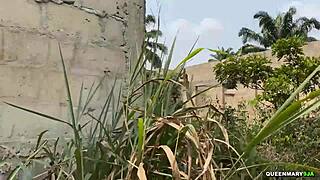 18yo let me explore her on granny's mat outdoors