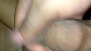 she masturbates with toys, fingering her hairless pussy, then begs for my monster cock in her big ass.