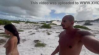 Latina pornstar gives blowjob face fucking and doggystyle in leaked video