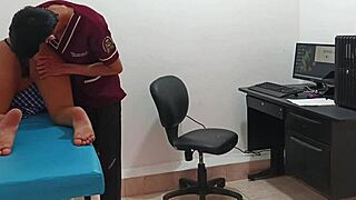 Perverted Doctor Fucks Pussy Of Horny 18 Year Old Teen 18+Ager With Kinky Fetish Legs