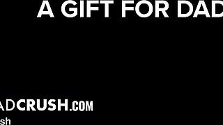 Leila Cove Rides Father-In-Law's Cock!