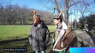 Mia Trejsi And Katy Rose In Double Vaginal Foursome Action