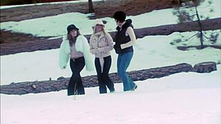 Blonde milf carmen luvana enjoys a chalet encounter