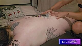 Are you ready for this curvy babe to tease with hot wax drip fetish on her tight pussy during massage