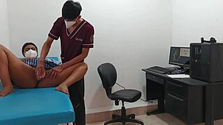 Perverted Doctor Fucks Pussy Of Horny 18 Year Old Teen 18+Ager With Kinky Fetish Legs