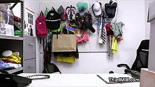 hot cougar gets hard fuck after busting