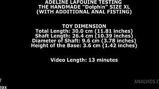 Adeline Lafouine Explores Anal Fisting With Dolphin Toy