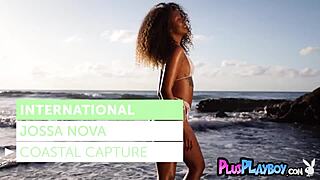 Jossa Nova strips to show her amazing big ass
