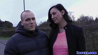 British Stockinged Milf Doggy Before Cum Facial