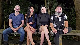 Lalla Potira and Bill in Public Street Scene