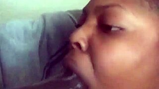 big black cock gets sucked by young mommy in suggestive scene