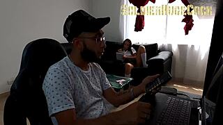 Melany Lopez seduces me as her stepdaughter in the army