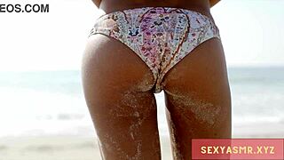 Look At That Beach Hottie In Bikini Shaking Her Ass!