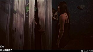 if you let josephine jackson in, she'll fuck you as lesbian vampire preying on rikako katayama