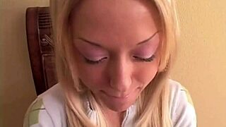 Lil Lexy feels pleasure from blowjob and cumming.