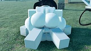 a player engages in intense combat in roblox game