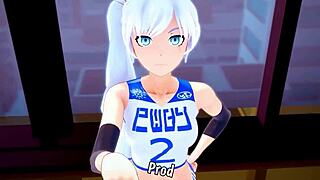 team rwby gets creampie during workout pov