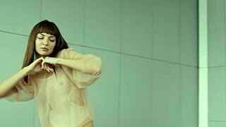 gorgeous petite romanian milf teases in solo softcore session for playboy