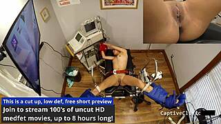 Yasmine Woods Bound in Latex, Blindfolded for Humiliating Backstage Play