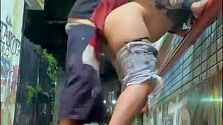 que noite louca foi essa, juntamos todos os fetiches e começamos transando na rua em público comigo seduzindo eles