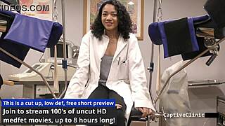 Yasmine Woods Bound in Latex, Blindfolded for Humiliating Backstage Play