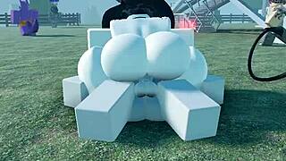 a player engages in intense combat in roblox game