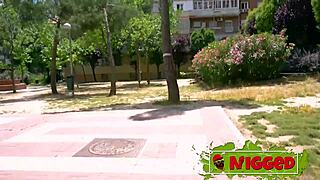 Luna big black butt is afraid of big dicks lets teach her a lesson