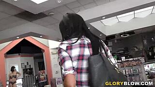 busty jasmine jae at gloryhole interracial