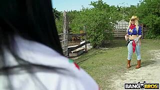 big booty blonde alexis andrews gets horny with mother-in-law action